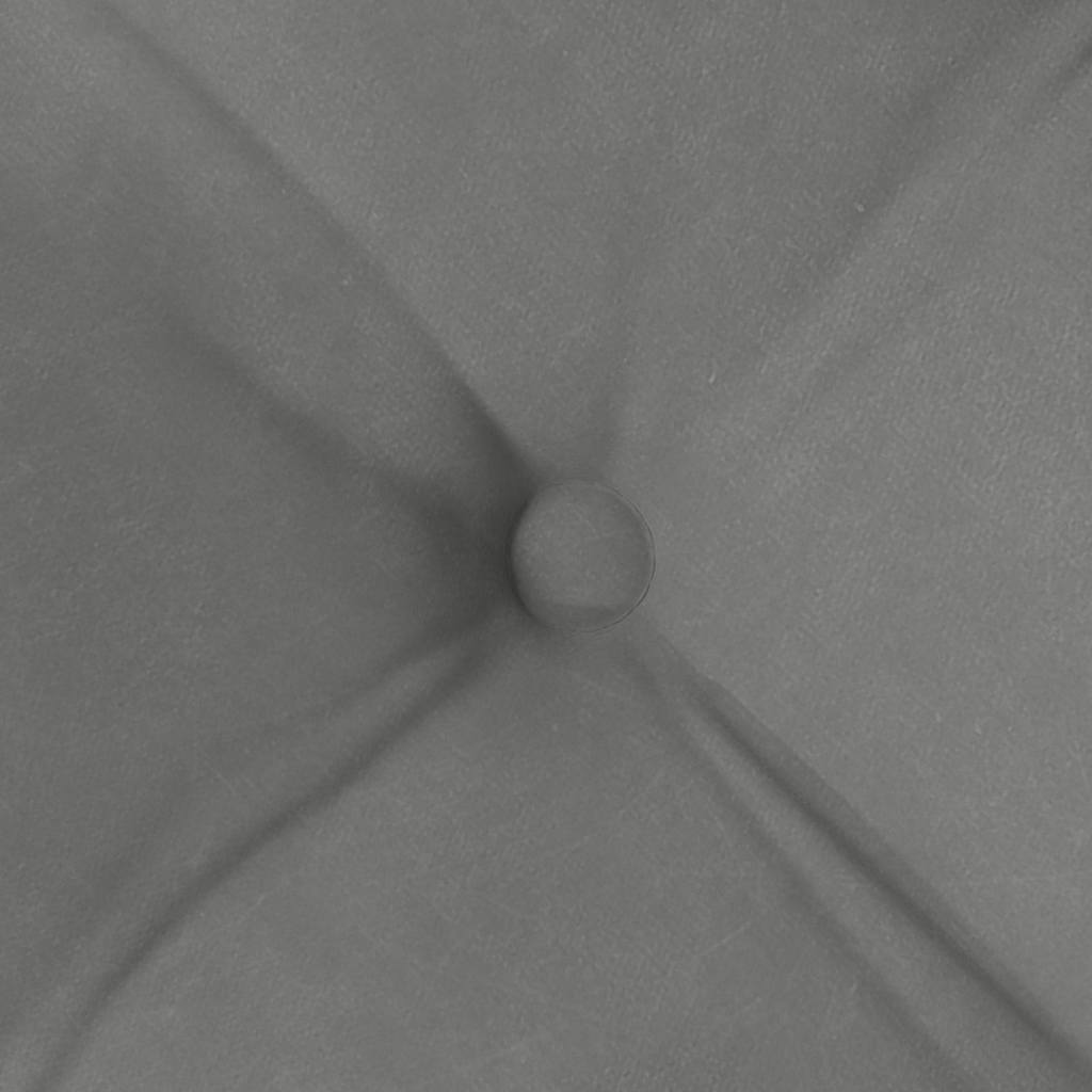 Cuscini per Seduta 4 pcs Grigio scuro 40 x 40 x 6 cm Microfibra