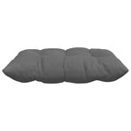 Cuscini per Seduta 4 pcs Grigio scuro 40 x 40 x 6 cm Microfibra