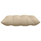 Cuscini per Seduta 4 pcs Crema 40 x 40 x 6 cm Microfibra
