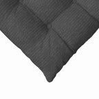 Cuscini per Seduta 4 pcs Grigio scuro 40 x 40 x 6 cm