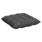 Cuscini per Seduta 4 pcs Grigio scuro 40 x 40 x 6 cm