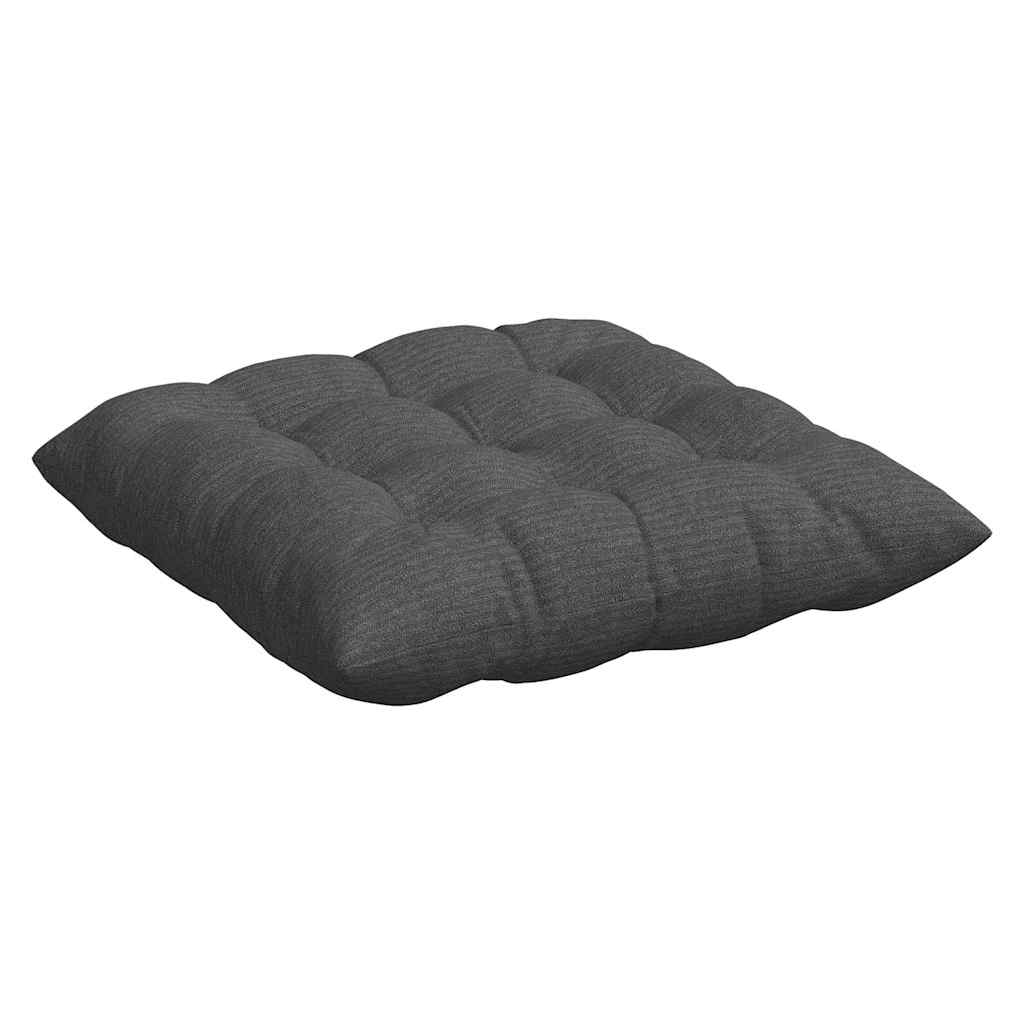 Cuscini per Seduta 4 pcs Grigio scuro 40 x 40 x 6 cm