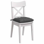 Cuscini per Seduta 4 pcs Grigio scuro 40 x 40 x 6 cm