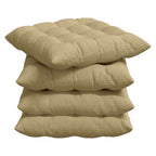 Cuscini per Seduta 4 pcs Grigio Verde 40 x 40 x 6 cm