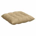 Cuscini per Seduta 4 pcs Grigio Verde 40 x 40 x 6 cm