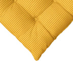Cuscini per Seduta 4 pcs Giallo Chiaro 40 x 40 x 6 cm