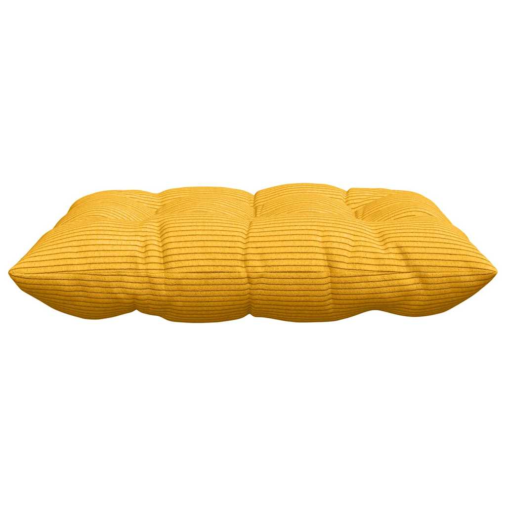 Cuscini per Seduta 4 pcs Giallo Chiaro 40 x 40 x 6 cm