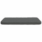 Cuscini per Seduta 4 pcs Grigio scuro 40 x 40 x 3 cm Tessuto