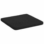 Cuscini per Seduta 4 pcs Nero 40 x 40 x 3 cm Tessuto