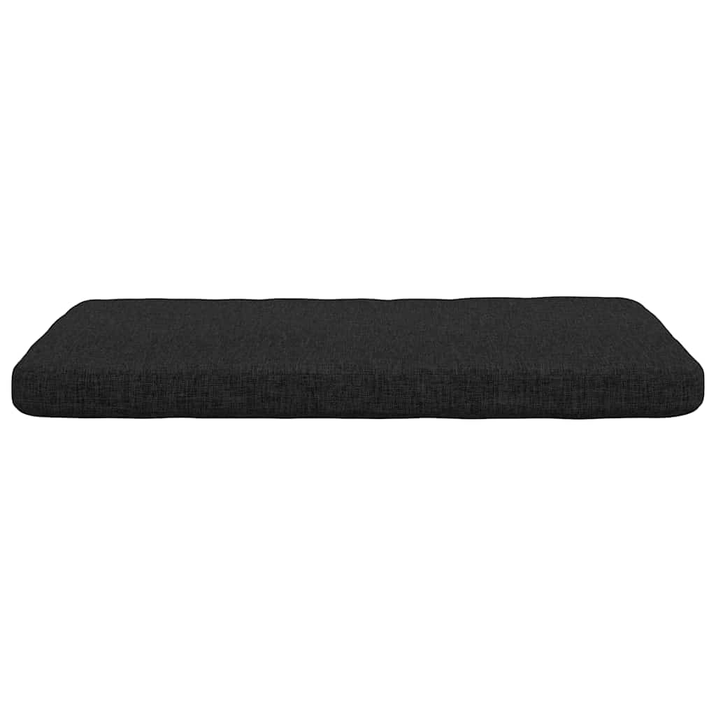 Cuscini per Seduta 4 pcs Nero 40 x 40 x 3 cm Tessuto