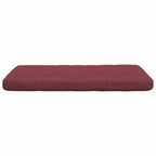 Cuscini per Seduta 4 pcs Rosso Vino 40 x 40 x 3 cm Tessuto