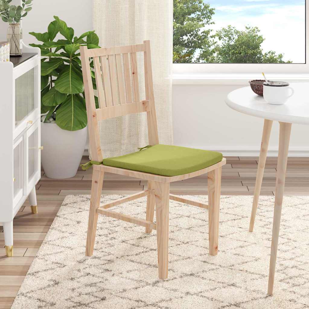 Cuscini per Seduta 4 pcs Verde chiaro 40 x 40 x 3 cm Tessuto