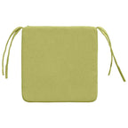 Cuscini per Seduta 4 pcs Verde chiaro 40 x 40 x 3 cm Tessuto
