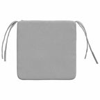 Cuscini per Seduta 4 pcs Grigio Nuvola 40 x 40 x 3 cm Tessuto
