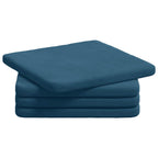 Cuscini per Seduta 4 pcs Blu 40 x 40 x 3 cm Velluto
