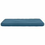 Cuscini per Seduta 4 pcs Blu 40 x 40 x 3 cm Velluto