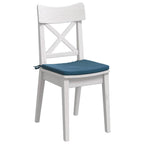 Cuscini per Seduta 4 pcs Blu 40 x 40 x 3 cm Velluto