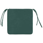 Cuscini per Seduta 4 pcs Verde Scuro 40 x 40 x 3 cm Velluto