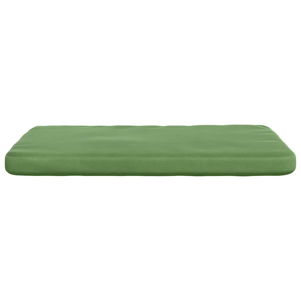 Cuscini per Seduta 4 pcs Verde chiaro 40 x 40 x 3 cm Velluto