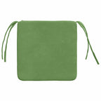 Cuscini per Seduta 4 pcs Verde chiaro 40 x 40 x 3 cm Velluto