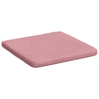 Cuscini per Seduta 4 pcs Rosa 40 x 40 x 3 cm Velluto