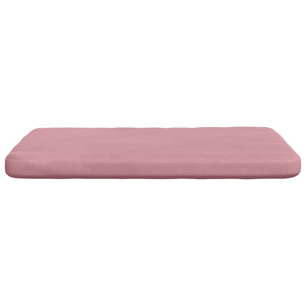Cuscini per Seduta 4 pcs Rosa 40 x 40 x 3 cm Velluto