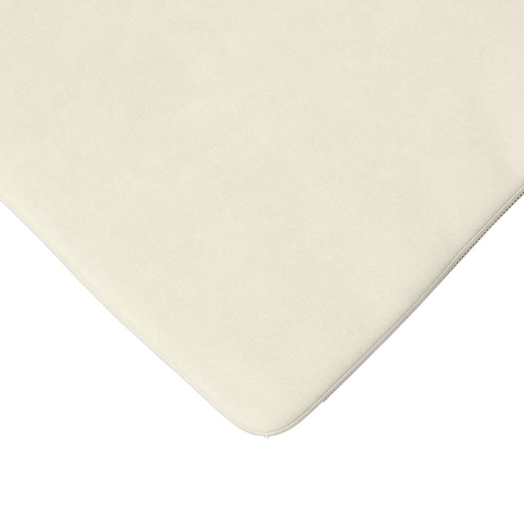 Cuscini per Seduta 4 pcs Crema 40 x 40 x 3 cm Velluto