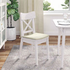 Cuscini per Seduta 4 pcs Crema 40 x 40 x 3 cm Velluto
