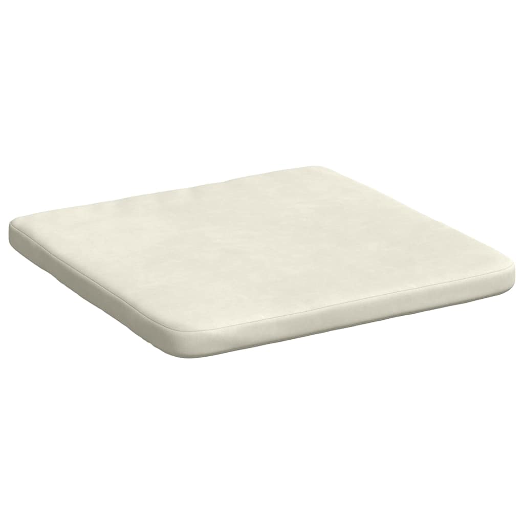 Cuscini per Seduta 4 pcs Crema 40 x 40 x 3 cm Velluto
