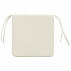 Cuscini per Seduta 4 pcs Crema 40 x 40 x 3 cm Velluto