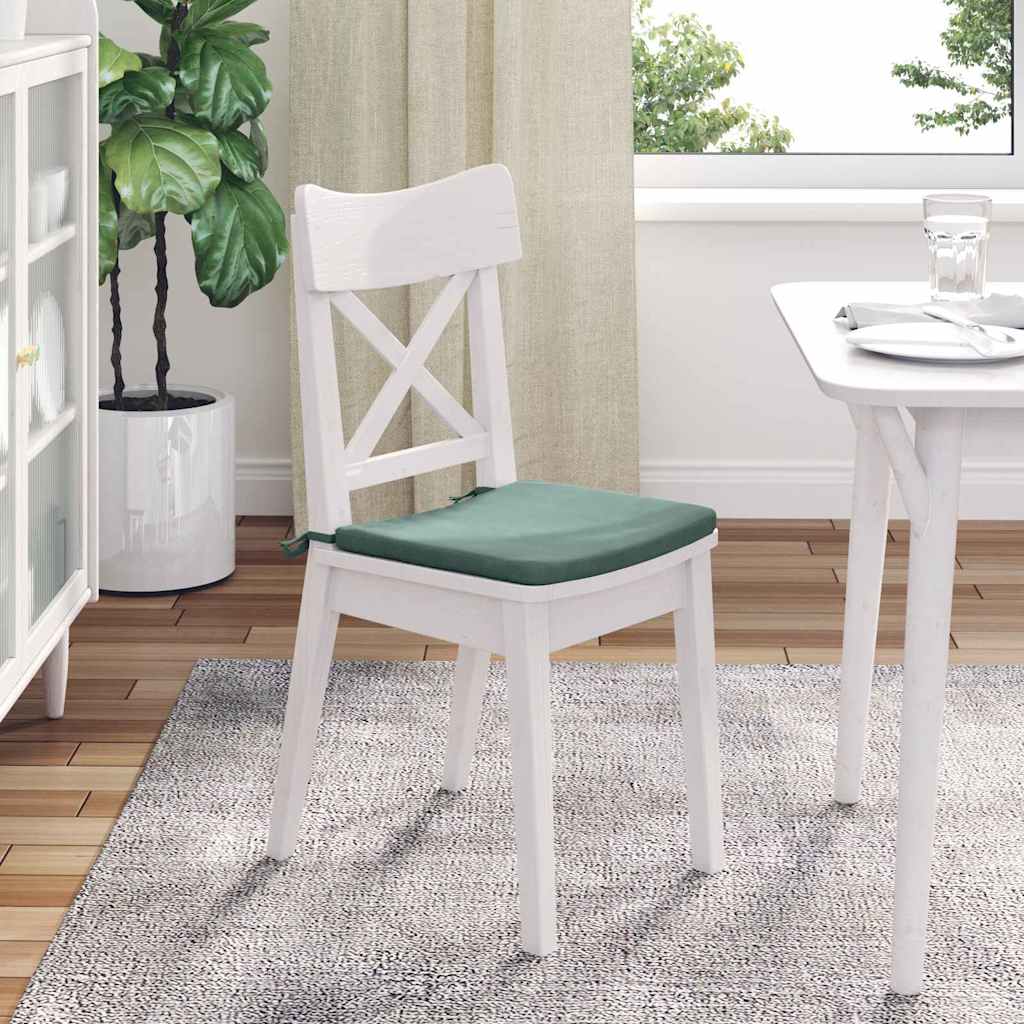 Cuscini per Seduta 4 pcs Verde Mare 40 x 40 x 3 cm Velluto