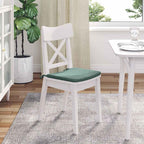Cuscini per Seduta 4 pcs Verde Mare 40 x 40 x 3 cm Velluto