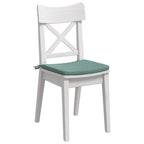 Cuscini per Seduta 4 pcs Verde Mare 40 x 40 x 3 cm Velluto