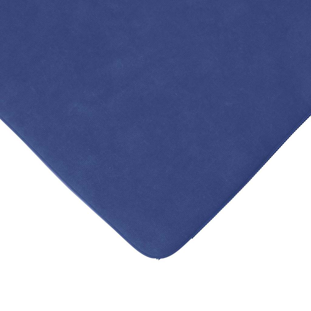 Cuscini per Seduta 4 pcs Blu Polizia 40 x 40 x 3 cm Velluto