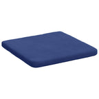 Cuscini per Seduta 4 pcs Blu Polizia 40 x 40 x 3 cm Velluto