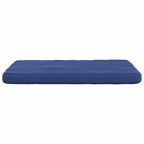 Cuscini per Seduta 4 pcs Blu Polizia 40 x 40 x 3 cm Velluto