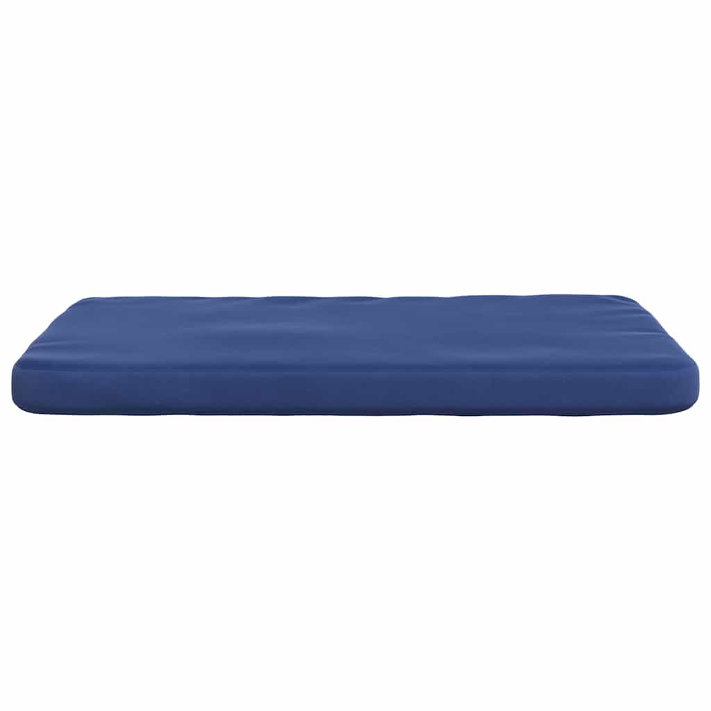 Cuscini per Seduta 4 pcs Blu Polizia 40 x 40 x 3 cm Velluto