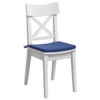 Cuscini per Seduta 4 pcs Blu Polizia 40 x 40 x 3 cm Velluto