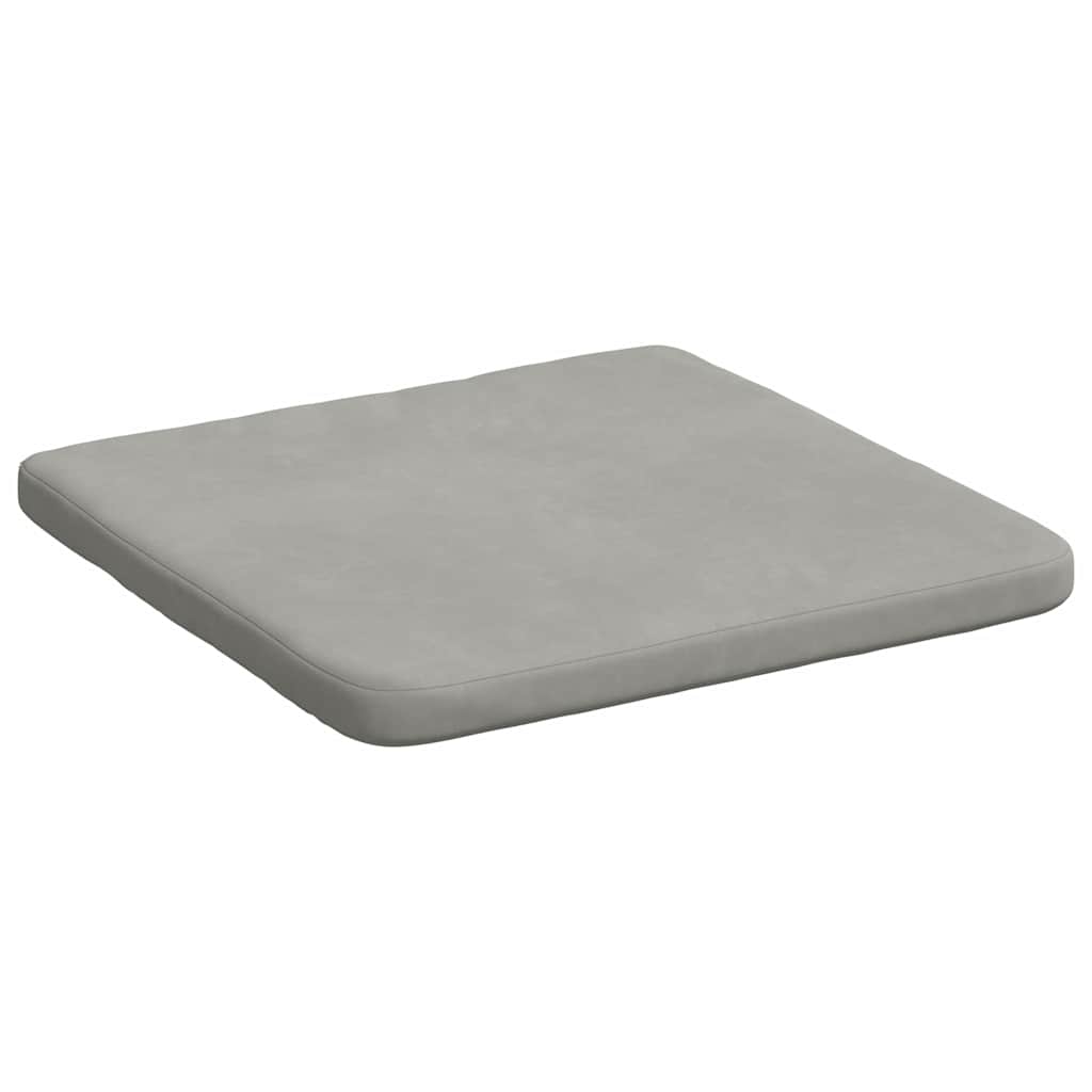 Cuscini per Seduta 4 pcs Grigio chiaro 40 x 40 x 3 cm