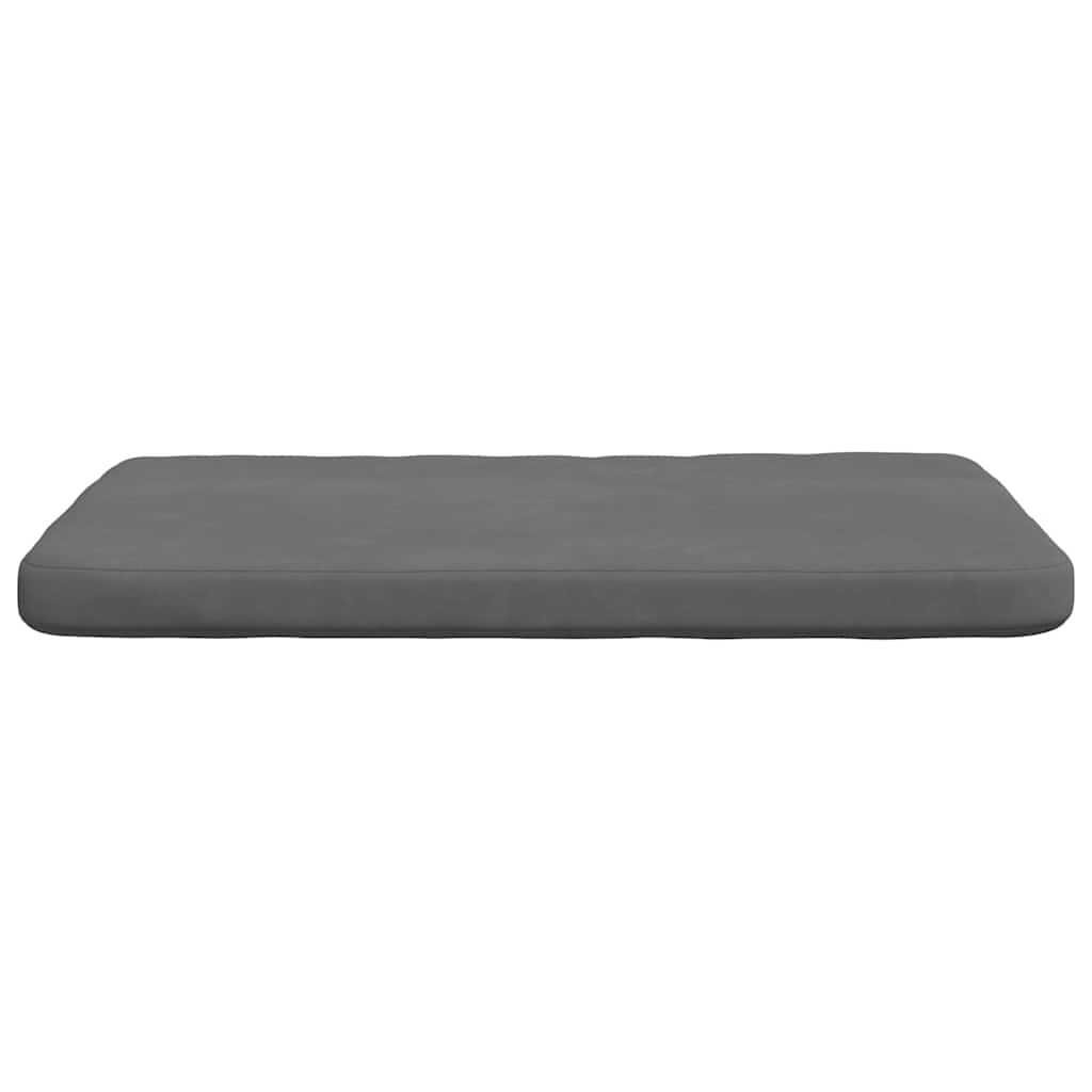 Cuscini per Seduta 4 pcs Grigio scuro 40 x 40 x 3 cm