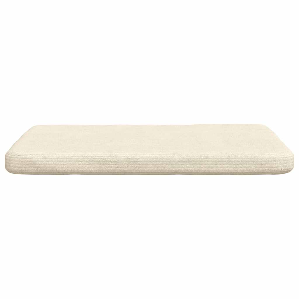 Cuscini per Seduta 4 pcs Crema 40 x 40 x 3 cm Tessuto in Cords