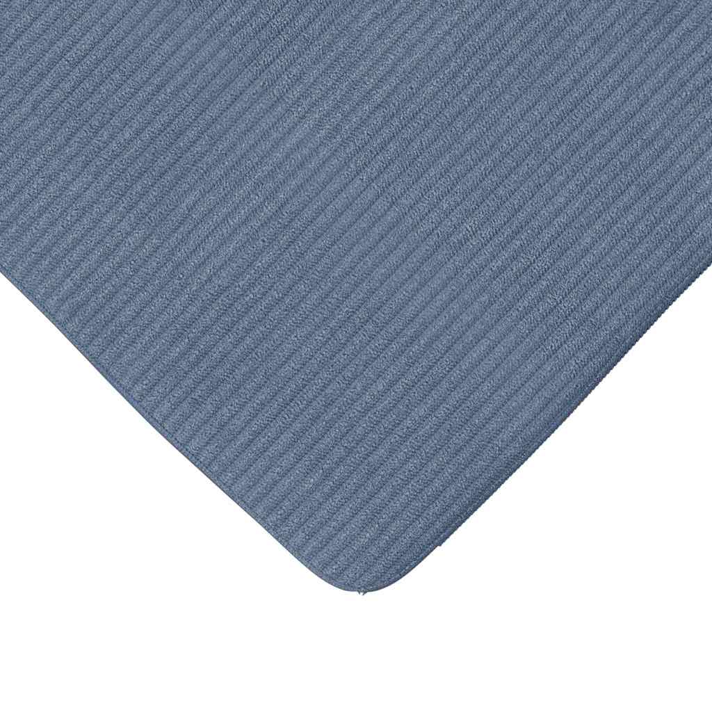 Cuscini per Seduta 4 pcs Blu 40 x 40 x 3 cm Tessuto in Cords