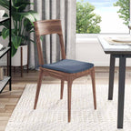 Cuscini per Seduta 4 pcs Blu 40 x 40 x 3 cm Tessuto in Cords