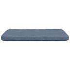 Cuscini per Seduta 4 pcs Blu 40 x 40 x 3 cm Tessuto in Cords