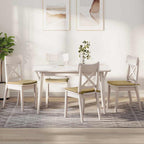 Cuscini per Seduta 4 pcs Grigio Verde 40 x 40 x 3 cm