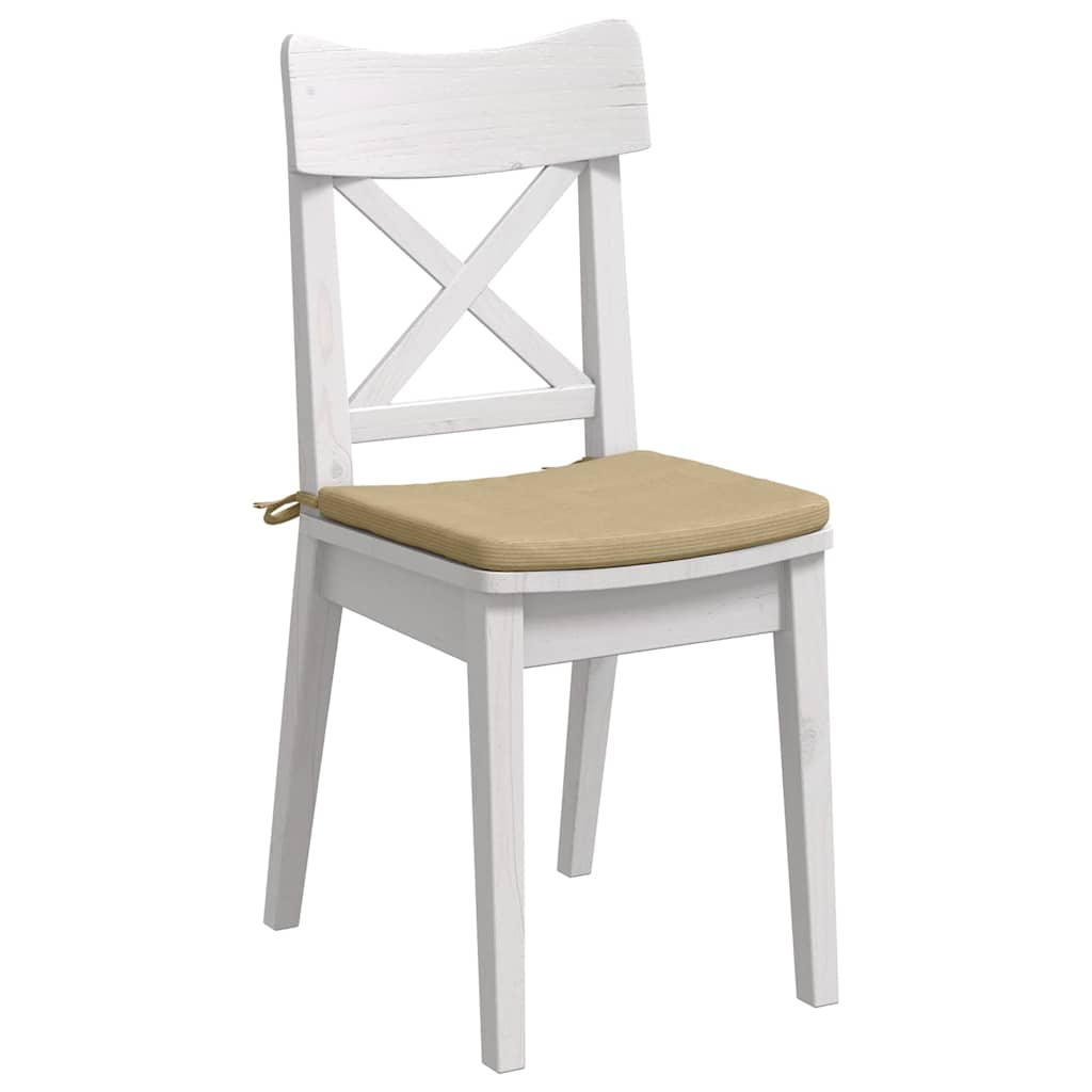 Cuscini per Seduta 4 pcs Grigio Verde 40 x 40 x 3 cm