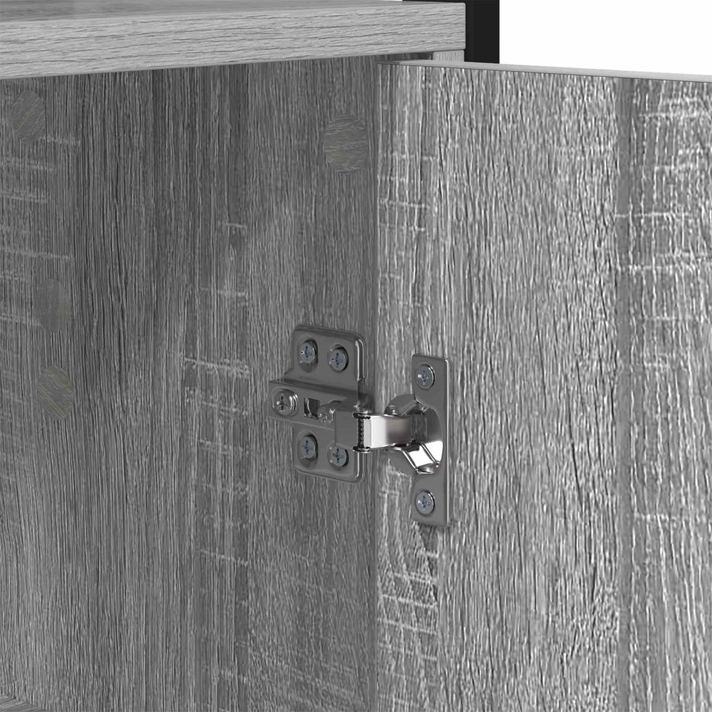 Armadio per Libri Grigio Sonoma 40 x 24 x 161 cm
