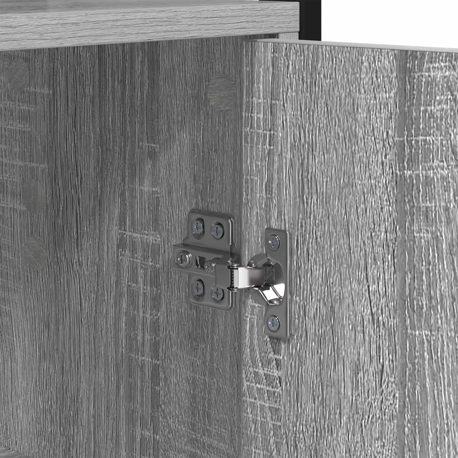 Armadio per Libri Grigio Sonoma 40 x 24 x 161 cm