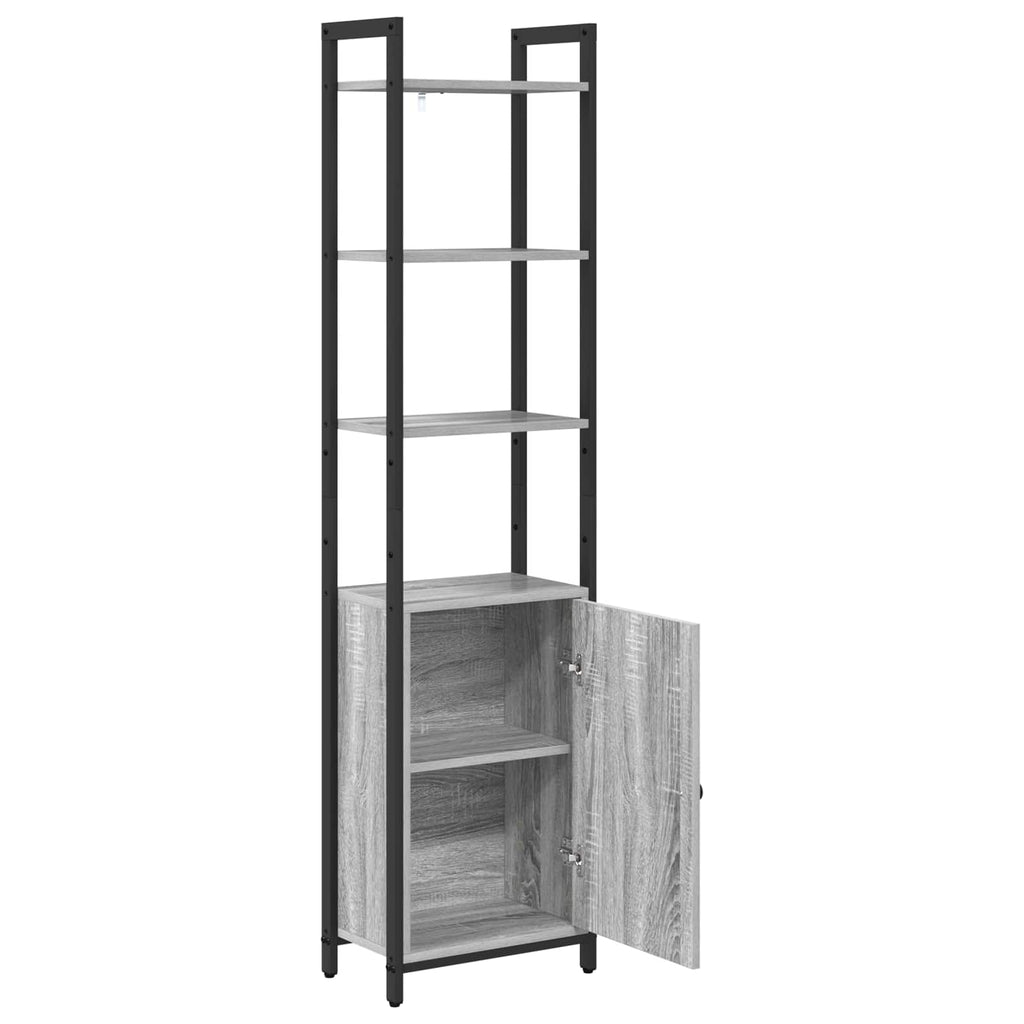 Armadio per Libri Grigio Sonoma 40 x 24 x 161 cm