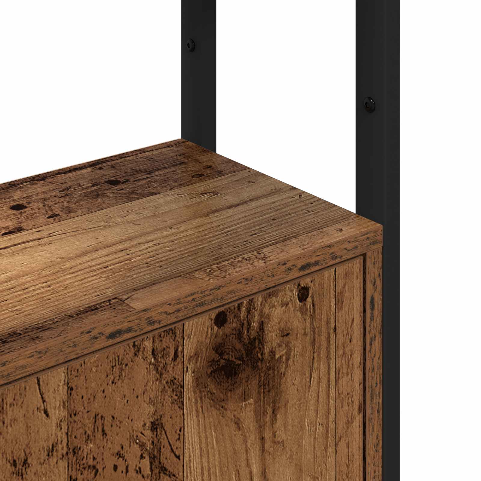 Armadio per Libri Legno vecchio 40 x 24 x 161 cm